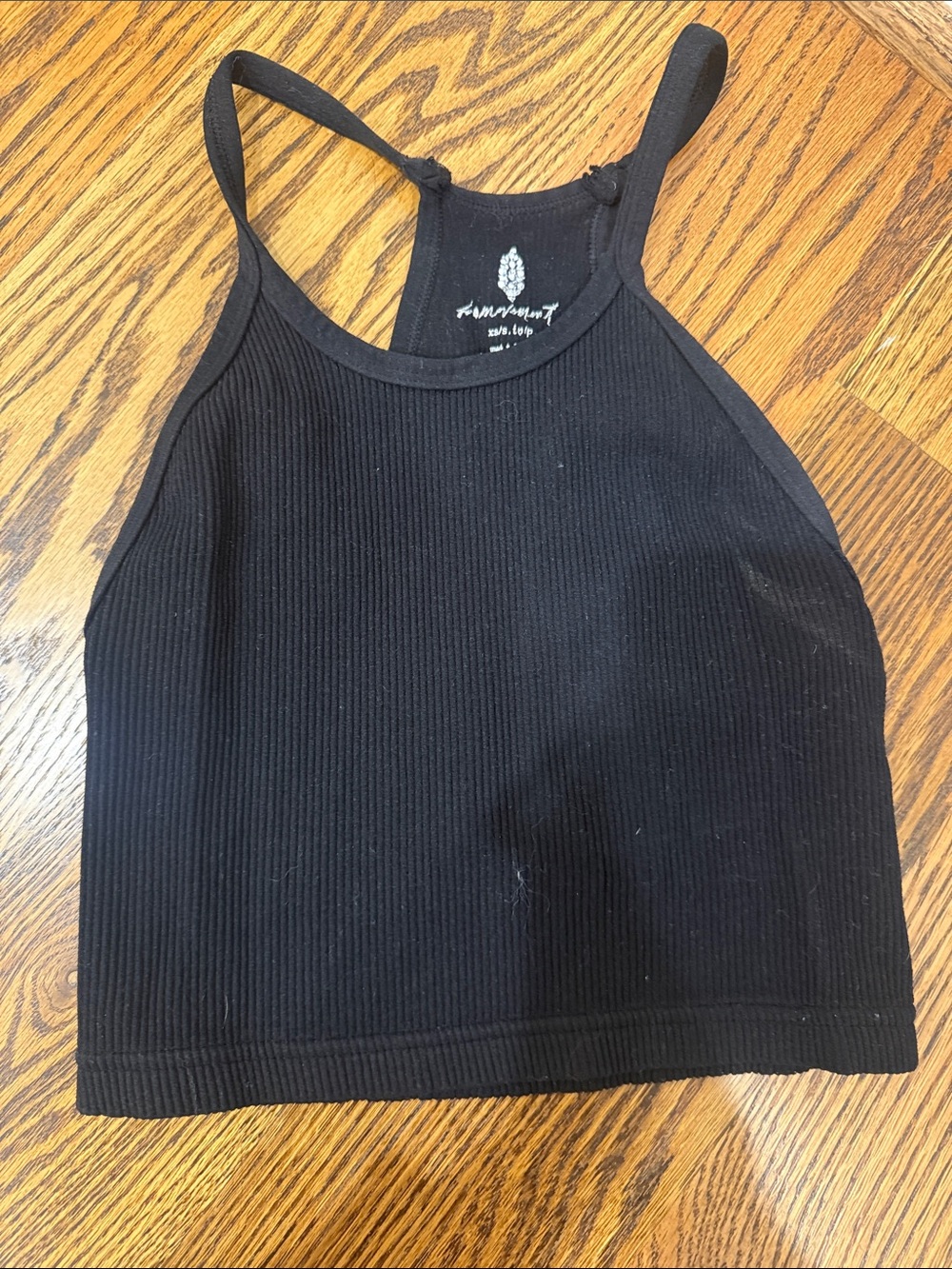 Free People Stretchy Black High Neck Top
Size xs/s